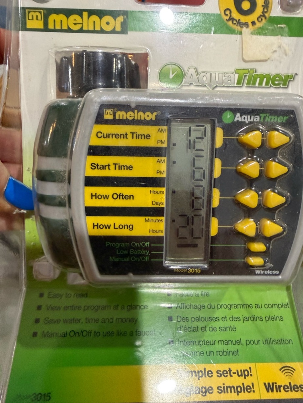 Melnor Model 3015 Electronic AquaTimer 6 Cycles - Simple Set-Up - Picture 10 of 12